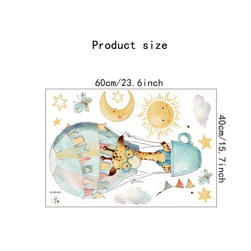 Cartoon Animals Wall Stickers Baby Room Decor