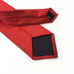 Dragon Pattern Tie Brocade Fabric Festive Chinese Necktie