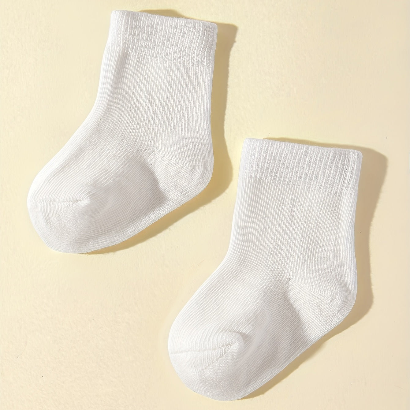 5 Pairs Soft Breathable Cotton Socks Baby Boys Girls