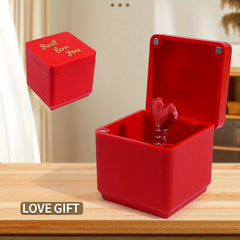 Funny Prank Box with Secret Compartment for Adults - Red Gag Toy