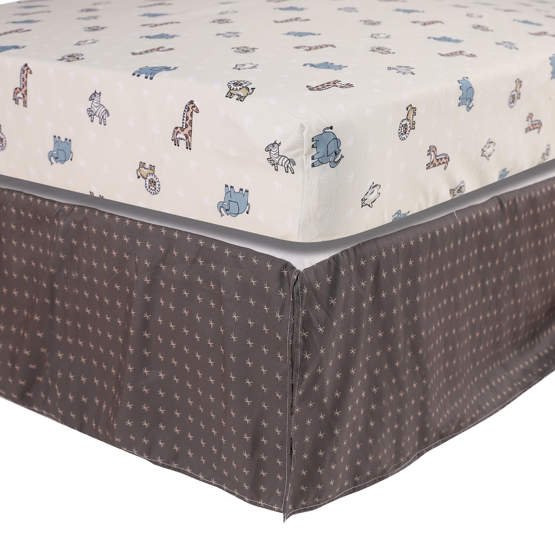 3pcs African Animals Print Baby Bedding Set For Children Nursery Kids