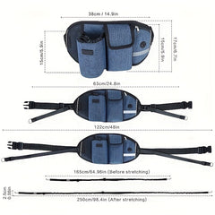 Sports Waist Bag Fanny Pack With Leash for Outdoor Activities