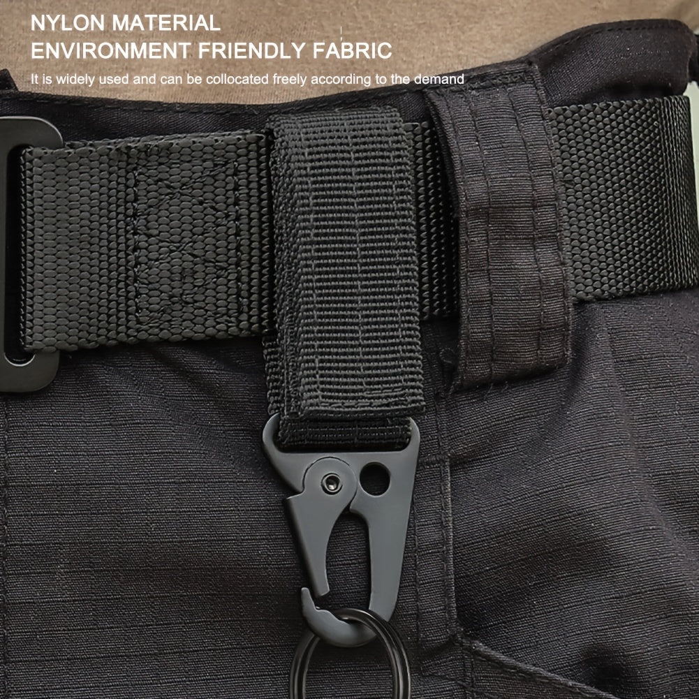 Adjustable Outdoor Carabiner Belt Buckle for Climbing Bag and Bottle