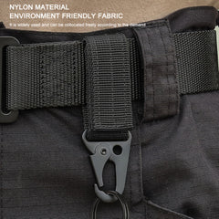 Adjustable Outdoor Carabiner Belt Buckle for Climbing Bag and Bottle
