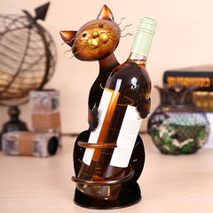 Iron Wine Rack Decorative Craft for Home Decoration