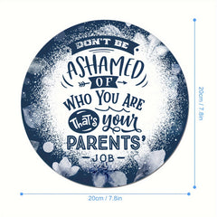 Round Mouse Pad Non Slip Rubber Base Small Size 7.87 X 7.87 X 0.1inch