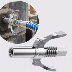 High Pressure Nozzle Butter Gun Head, Double Handle Lock Pliers Type