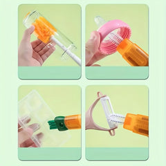 2pcs 5 In 1 Bottle Cleaning Brush Mug Cup Washing Brush
