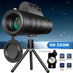 40x60 HD Monocula BAK4 High Power Monocular for Bird Watching