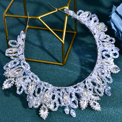 Handcrafted Bridal Tiara Vintage Embellished Wedding Hair Crown