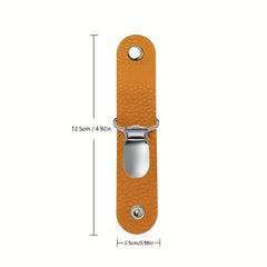 PU Leather Hat Clip Travel Luggage Accessory Duckbill Hat Clip