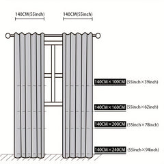 Lace Rod Pocket Curtain for Home Decor