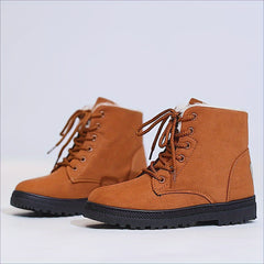 Women's Snow Boots Winter Warm Non-slip Thickened Medium Tube