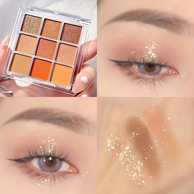 Matte 9 Eyeshadow Palette Nude Makeup Palette for Stage & Parties