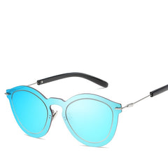 Cat Eye Sunglasses Women's Stainless Steel Glasses
