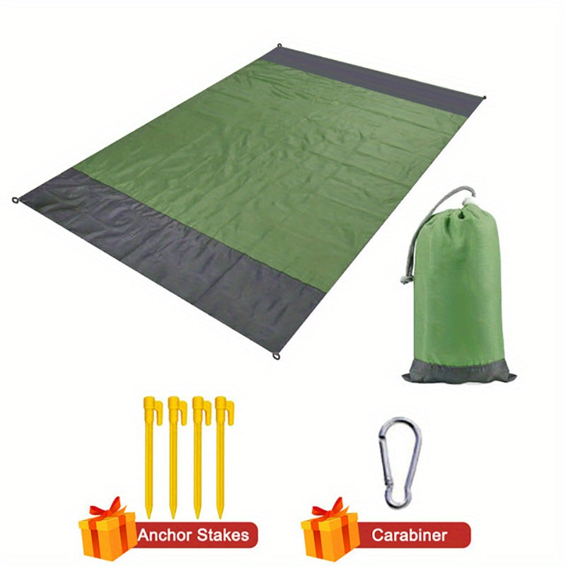 Waterproof Portable Camping Mat 2x2m 2x1m Folding Sandproof Picnic Beach Mat