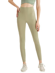 High Stretch Yoga Leggings Wide Waistband Breathable Women's Activewear