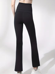 Women's Bootcut Solid Yoga Fitness Running Pants