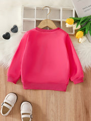 Leopard Portrait Girls Pullover Sweatshirt