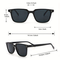 Men's Square Frame Sunglasses Classic Casual Style