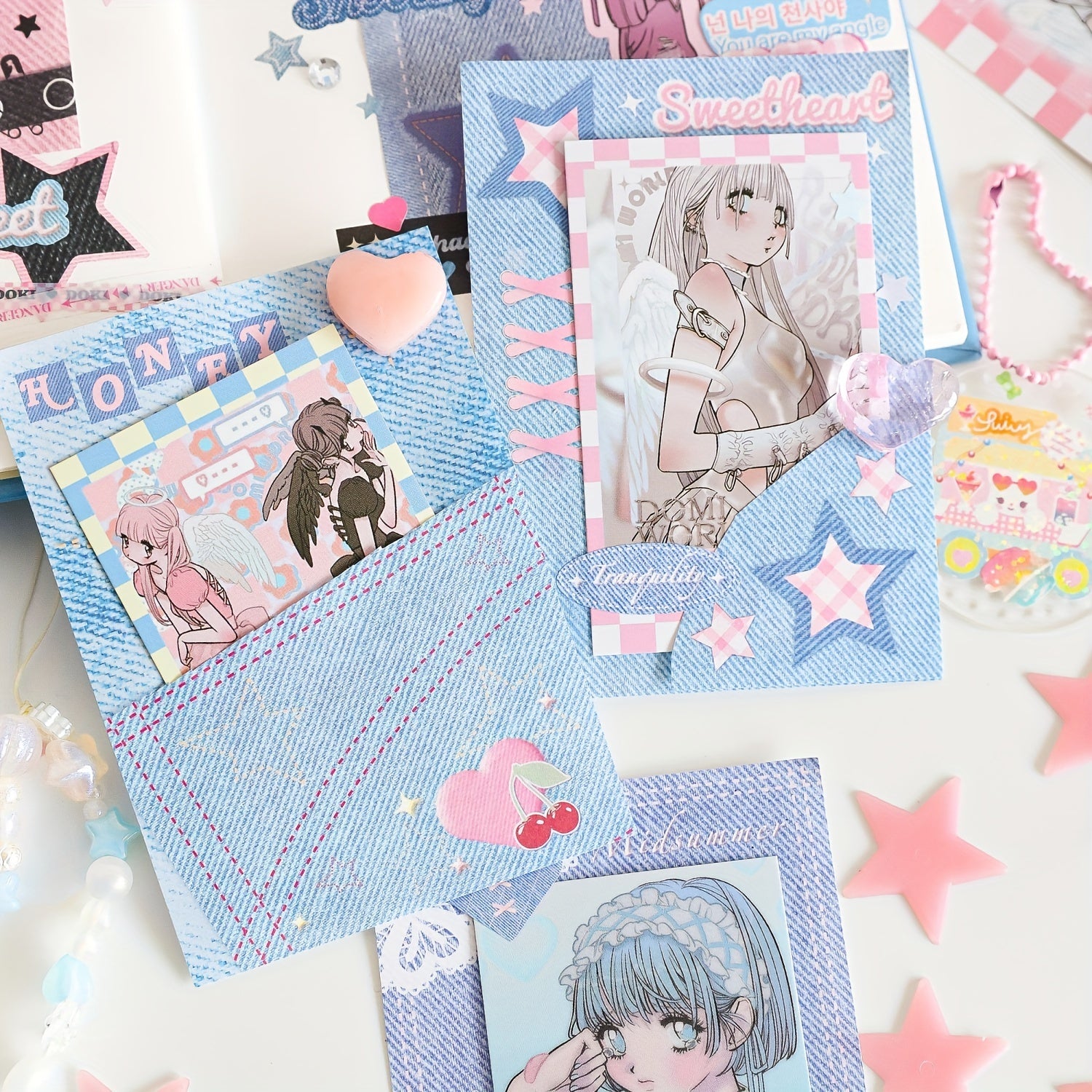 Sweet Cowboy Series Memo Pad Cartoon Small Sticker Memo