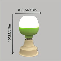 Acrylic Nursery Night Light Big Round Light Bulb