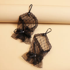 Short Lace Fingerless Gloves Lace Gloves Gothic Party Favor Decorations