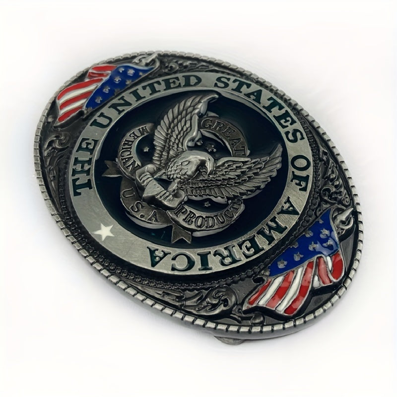 Hot Eagle American Flag Belt Buckle Retro Casual Handicrafts