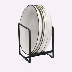 Home Plate Holder Vertical Cupboard Organizer Kitchen Counter Dish Organizer