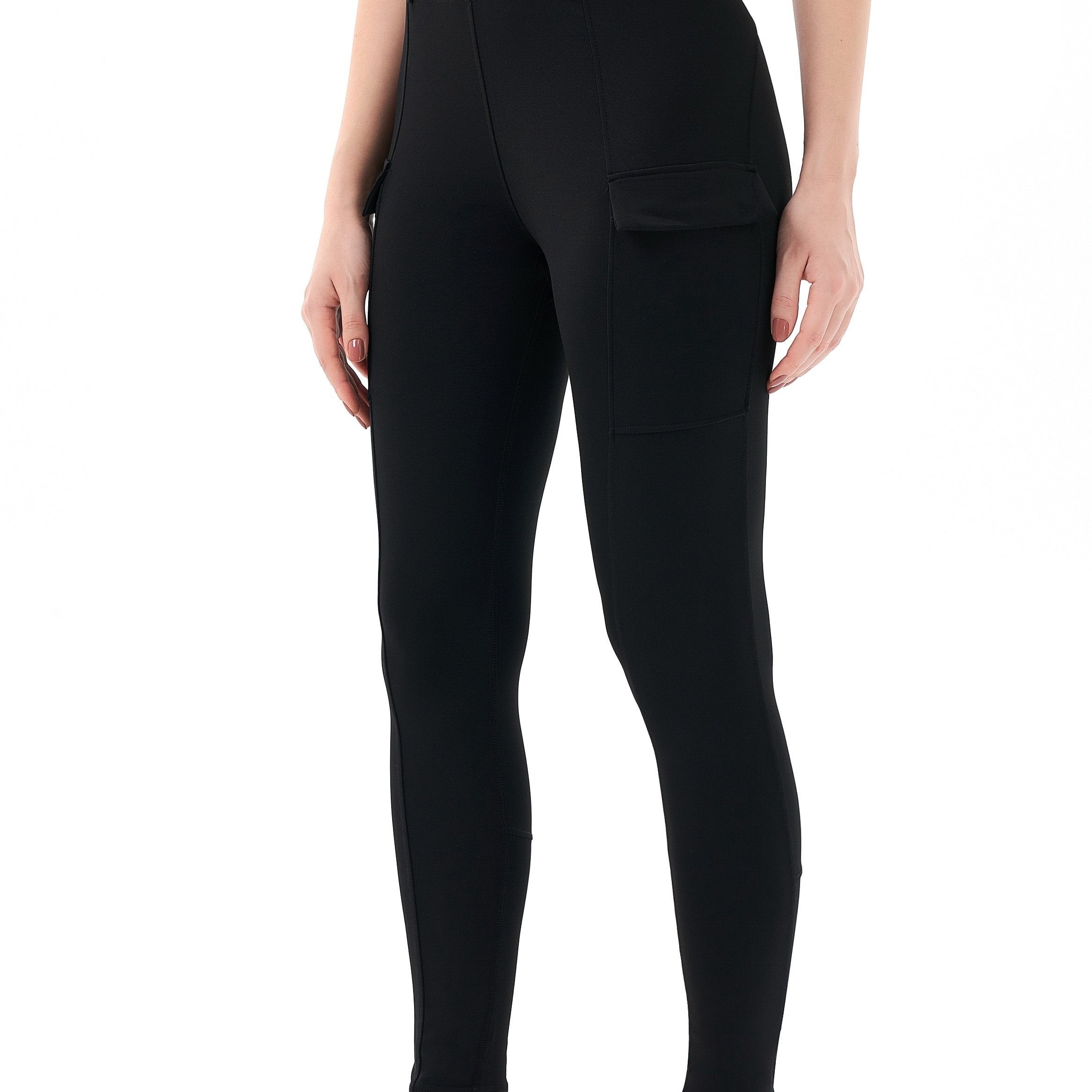High Waisted Yoga Pants with Pockets - Tummy Control Leggings