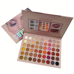 54 Colors Eyeshadow Palette Pearly Matte Earth Tone Ladies Eyeshadow