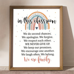 Rainbow Boho Decor Motivational Bulletin Board & Printable 8x10