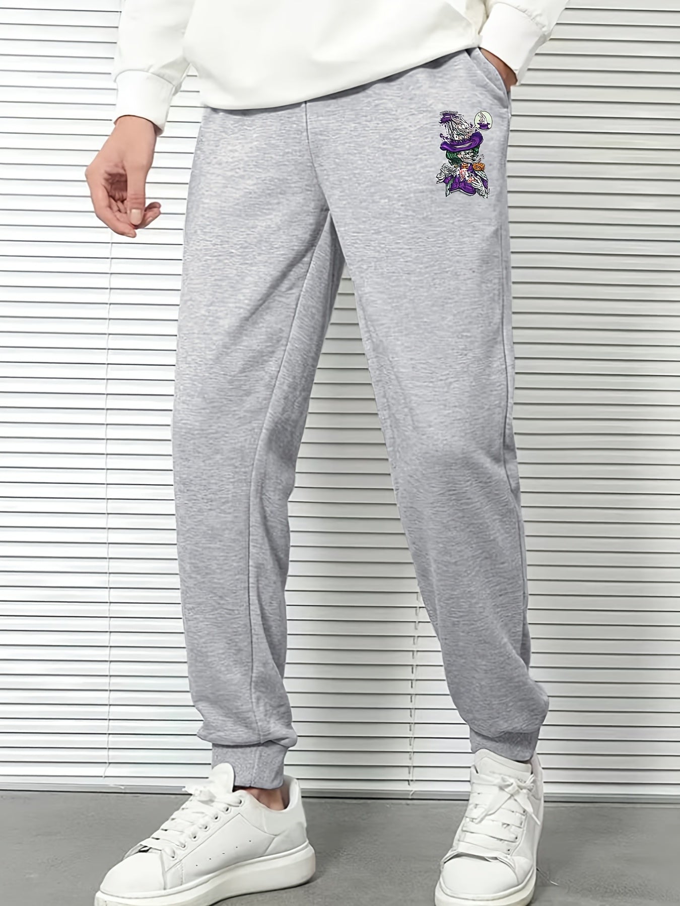 Men's Cartoon Print Sports Pants