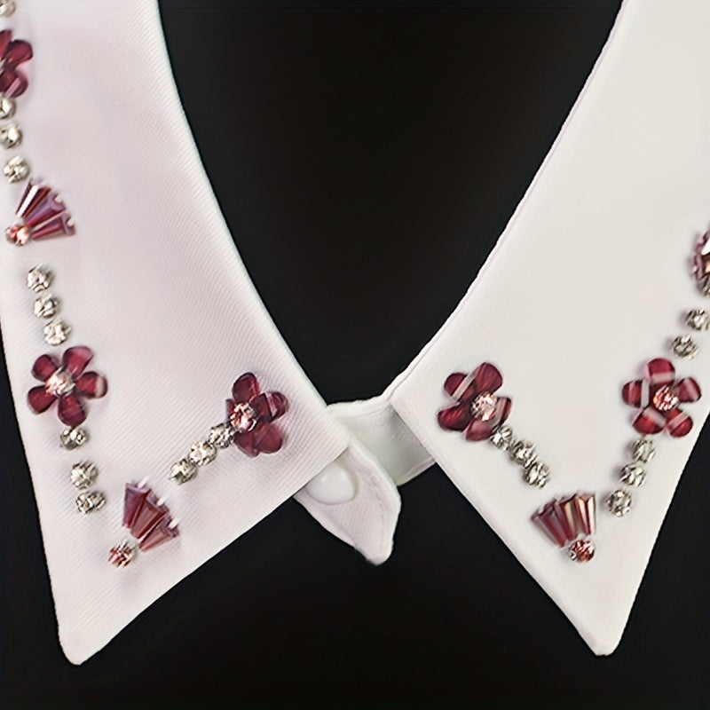 Hand-Drilled False Collar for Womens and Girls
