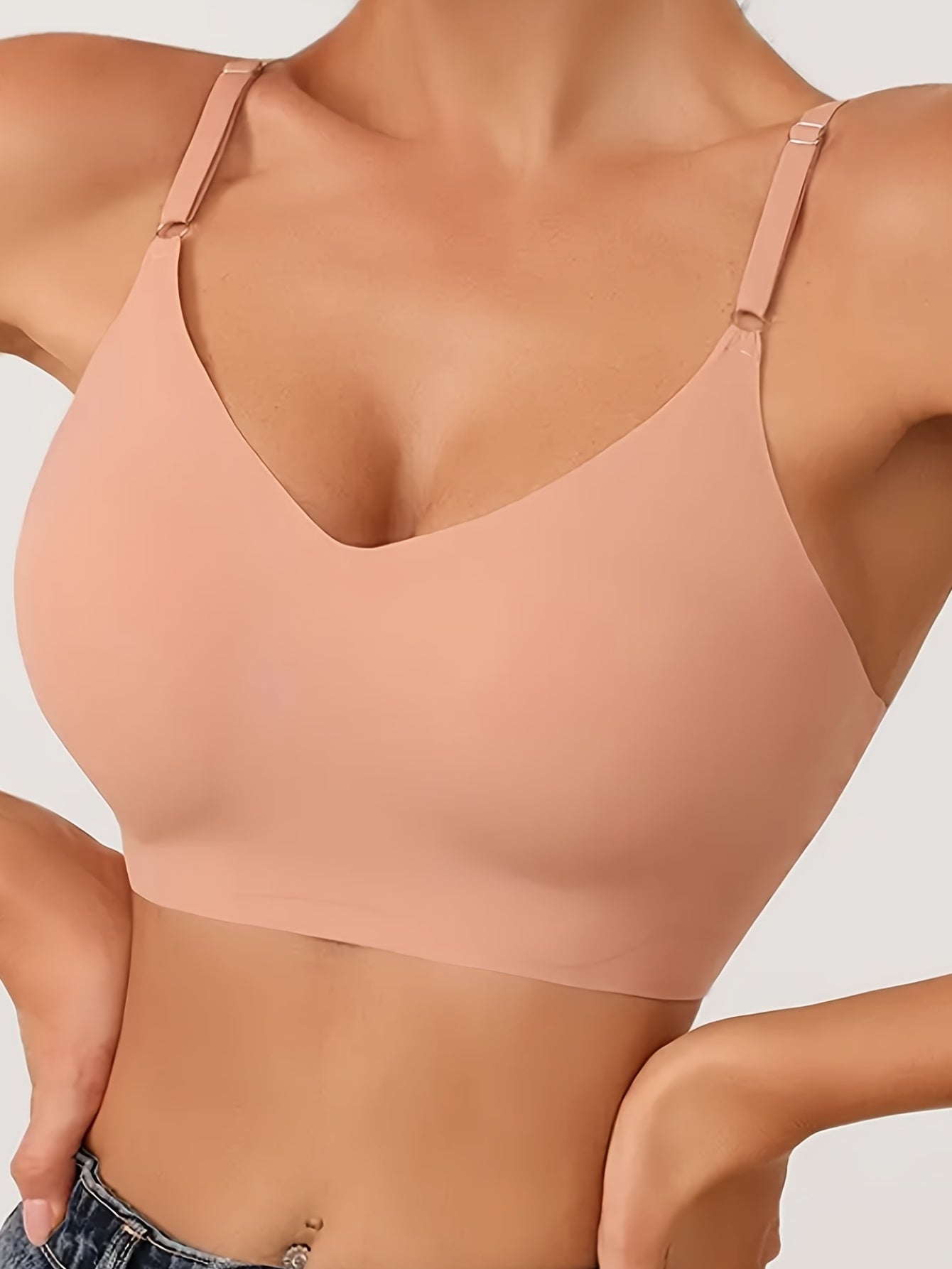 Wireless Push Up Sports Bra for Yoga Fitness