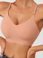 Wireless Push Up Sports Bra for Yoga Fitness