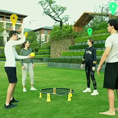 Battle Ball Game Set Spike Ball Game Complete Set Outdoor Game For Family