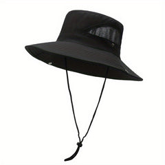 Outdoor Sun Hat Mesh Breathable UV Protection Big Brim Hat