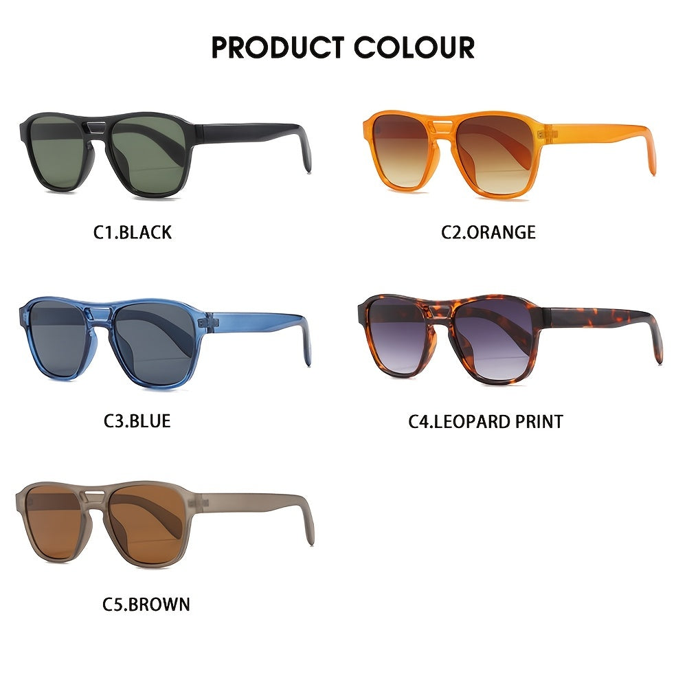Large Box Neutral Sunglasses for Sports and Outdoor Activities