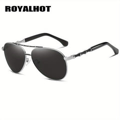RoyalHot Polarized Oval Frame Sunglasses Driving Sun Glasses