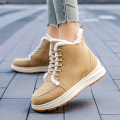 Women's Soft Platform Snow Boots Winter Warm Casual Shoes