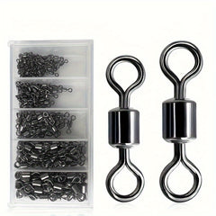 210pcs Fishing Barrel Swivels High Strength Fishing Connectors