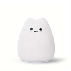 Adorable Cat Silicone Night Light for Kids