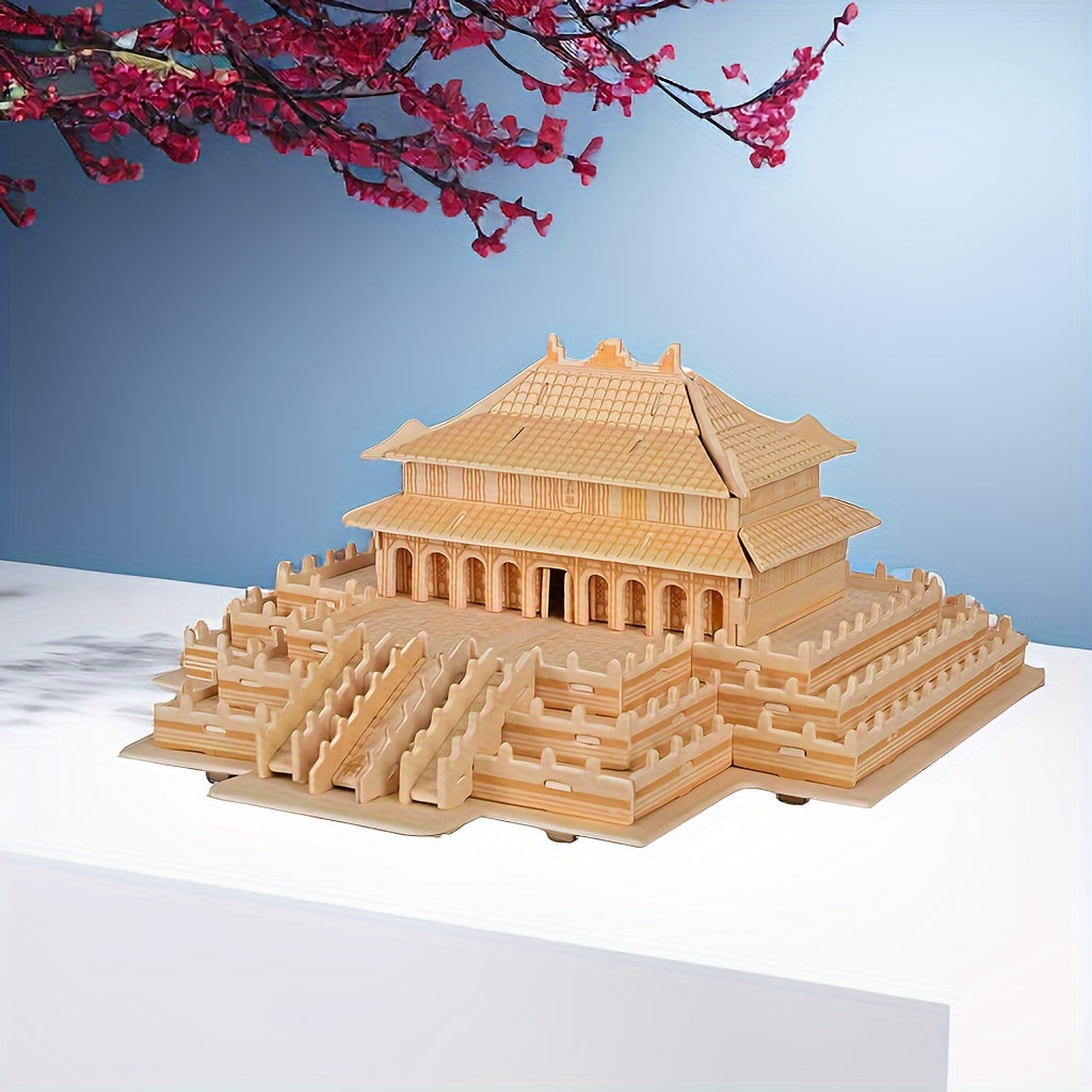 3D Wooden Puzzle Model Stamp Simulation Gift