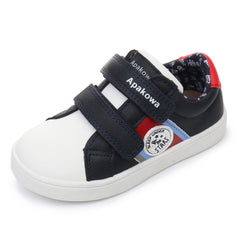 Boys Skate Shoes Hook Loop Fastener Comfy Anti Skid Breathable Platform Sneakers