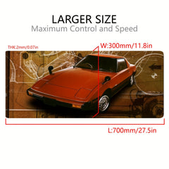 RX7 Classic Car Pattern Gaming Mousepad