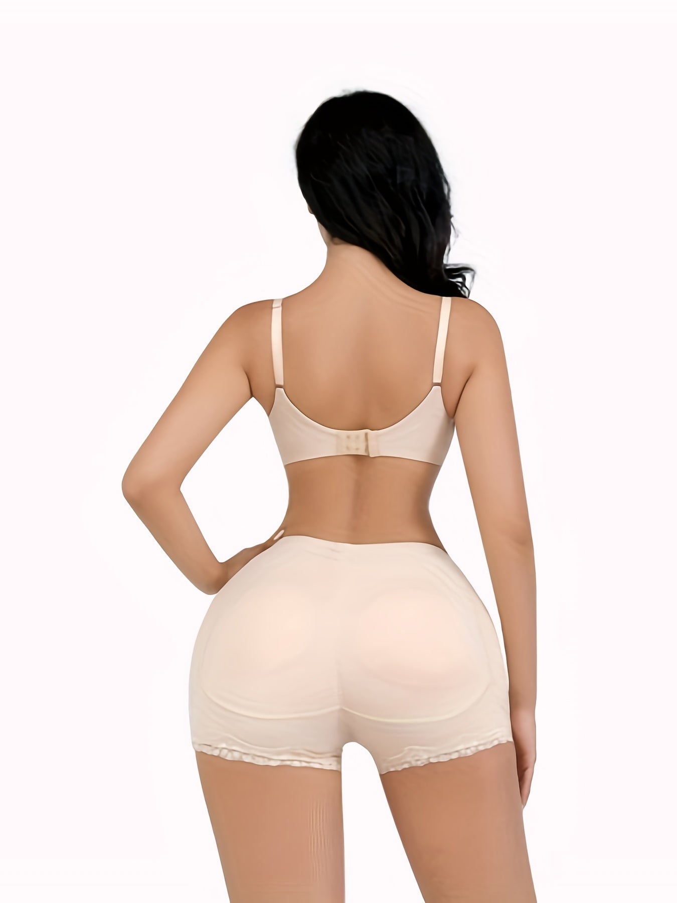 Lace Trim Shaping Shorts Tummy Control Compression Slimming Shorts