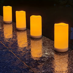 Waterproof Solar Candles for Outdoor Activities
