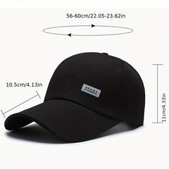 Unisex Sunshade Adjustable Baseball Cap with Extended Eaves