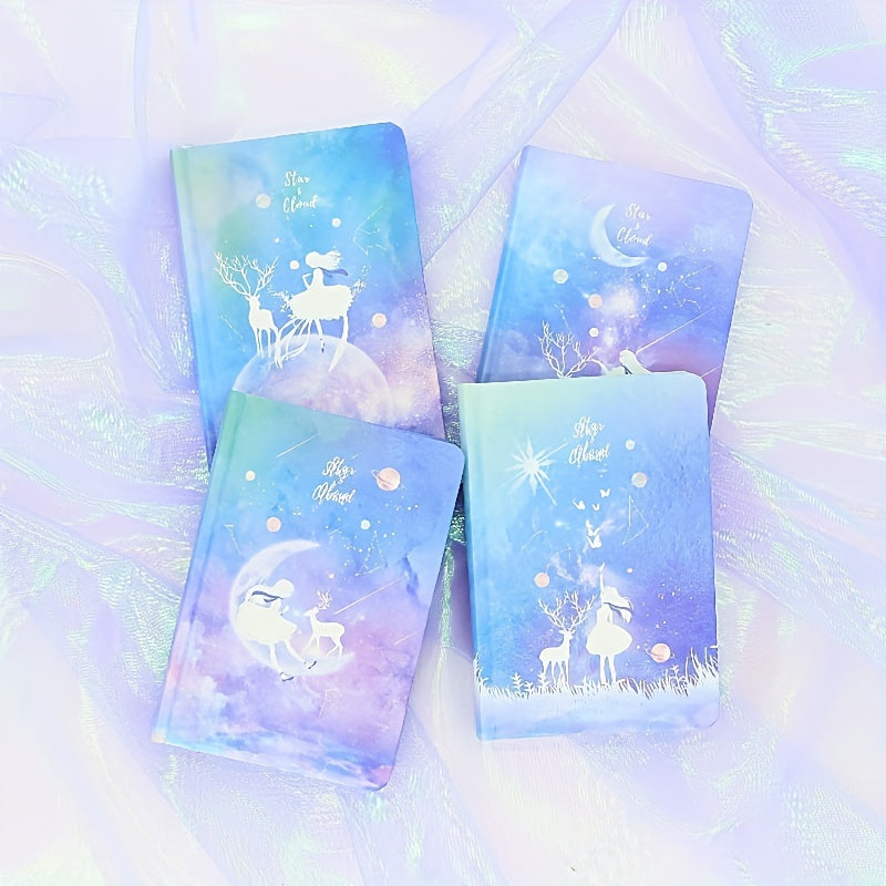 Moon Dream Star Hardcover A5 Coloring Notebook